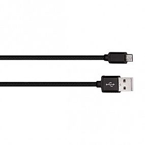 Nabíjecí USB kabel, USB 2.0 A - USB B micro, blistr, 2m