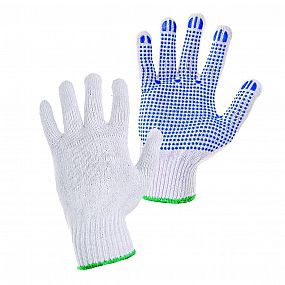 Textilní rukavice s PVC terčíky FALO
