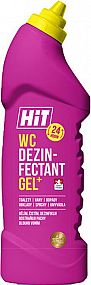 Čisticí prostředek s mycím, dezinfekčním a bělicím účinkem WC dezinfectant gel Hit, 750g