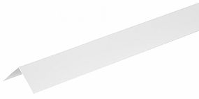 Ochranná rohová lišta Alu 1500x40x0,8 mm, bílá, lesklá
