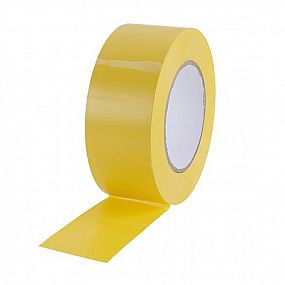Páska trasovací 0,15mm, 50m, 50mm žlutá