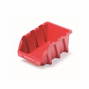Plastový úložný box BINEER LONG 160x98x70mm, červený