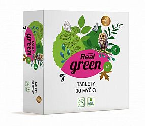 Tablety do myčky Real green clean, 40ks