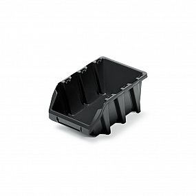 Plastový úložný box BINEER LONG 120x77x60mm, černý