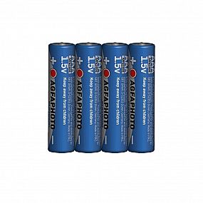 Power alkalická baterie LR03/AAA, AgfaPhoto 4ks shrink