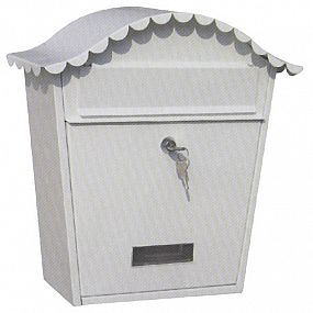 Poštovní schránka Napoleon B bílá 365x365x135mm