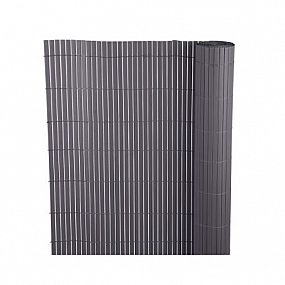 Umělý bambusový plot Ence PVC, UV, 1300g/m2, šedý