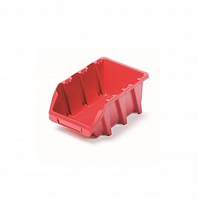 Plastový úložný box BINEER LONG 120x77x60mm, červený