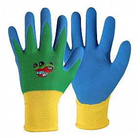 Dětské povrstvené rukavice DRAGO modré