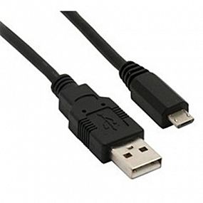Nabíjecí USB kabel, USB 2.0 A - USB B micro, sáček, 50cm