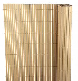 Umělý bambusový plot Ence PVC, UV, 1300g/m2, 1,0x3m, bambus