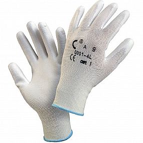 Povrstvené rukavice BRITA bílé