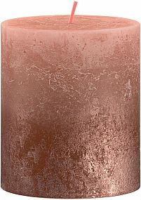 Svíčka válec bolsius Rustic Sunset Creamy Caramel+Copper, 68x80mm