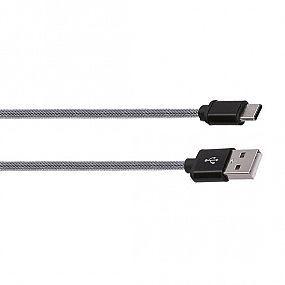 Nabíjecí USB-C kabel, USB 2.0A - USB-C 3.1, blistr, 1m
