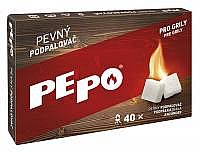 PE-PO pevný podpalovač - krabička 40 podpalů
