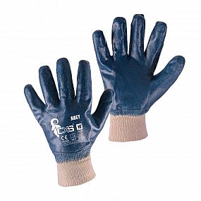 Povrstvené rukavice ARET modré, v. 10