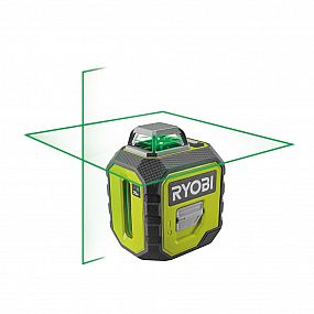Křížový laser Ryobi RB360GLL, 360°, zelený