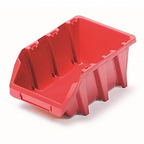 Plastový úložný box BINEER LONG 295x198x133mm, červený