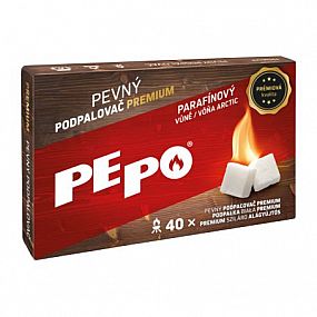PE-PO pevný podpalovač Premium, 40ks