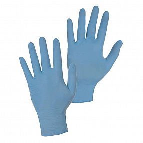 Jednorázové nitrilové rukavice STERN modré, 100ks, v. 7