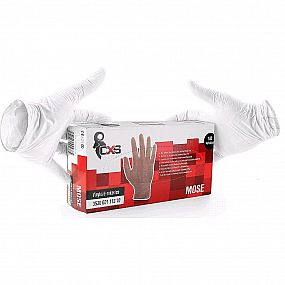 Jednorázové vinylové rukavice MOSE čiré balení 100 ks