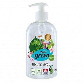 Tekuté mýdlo Real green clean, 500g