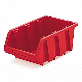 Plastový úložný box TRUCK 390x240x180mm, červený