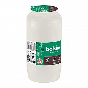 Náplň Bolsius olej do kahance, 100h, 317g, 67x140mm, bílá