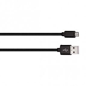 Nabíjecí USB kabel, USB 2.0 A - USB B micro, blistr, 1m