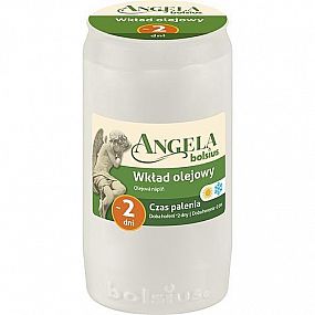 Náplň Bolsius Angela NR02 olej do kahance, 45h, 110g, bílá