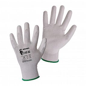 Povrstvené rukavice BRITA bílé