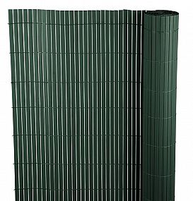 Umělý bambusový plot Ence PVC, UV, 1300g/m2, 1,0x3m, zelený