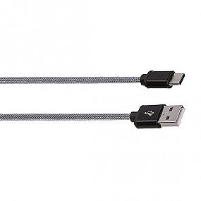 Nabíjecí USB-C kabel, USB 2.0 A - USB-C 3.1, blistr, 2m