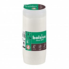 Náplň Bolsius olej do kahance, 75h, 238g, 57x141mm, bílá