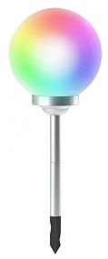 Solární lampa 4x LED měnící barvy (modrá, červená, zelená), 30x73cm, 1ks