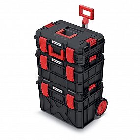 Set kufrů na nářadí a organizérů X BLOCK PRO 54,6x38x87cm